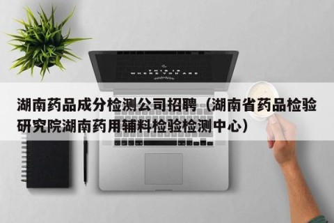 湖南药品成分检测公司招聘（湖南省药品检验研究院湖南药用辅料检验检测中心）